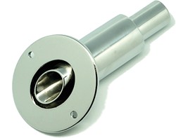 Autoterm (Planar) RVS uitlaatdoorvoer (huiddoorvoer) kachel - 24 mm - schuin