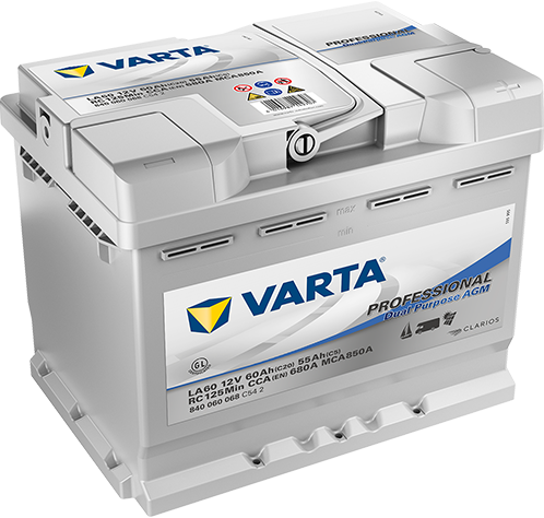 Varta LA105 Dual Purpose AGM accu 105 Ah