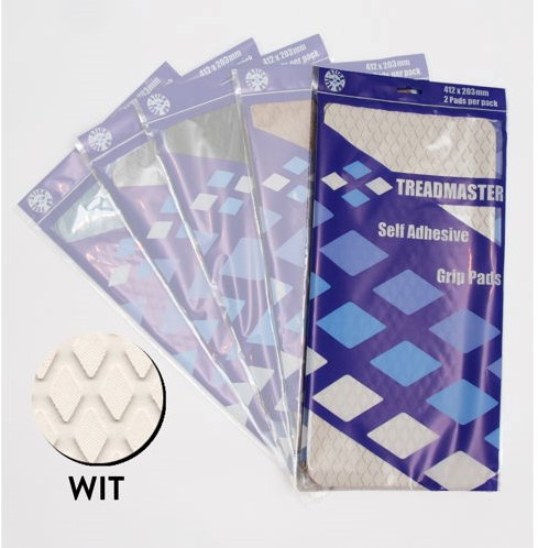 Treadmaster Traptrede - wit - 2 stuks