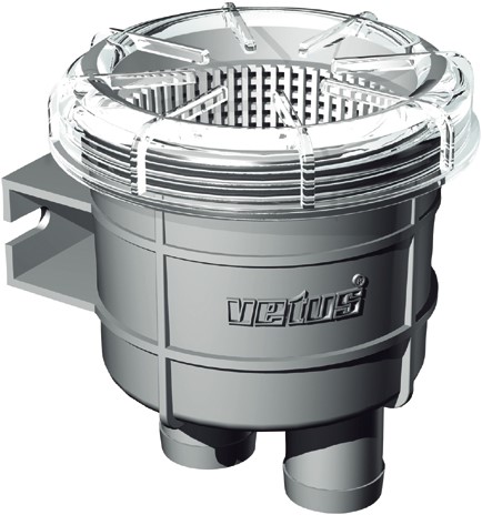 VETUS koelwaterfilter type 330 - voor 38 mm slang