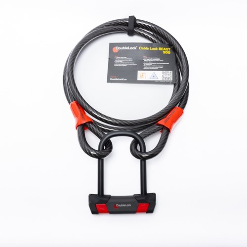 Doublelock Cable lock Beast 300 - ART - kabelslot - goedgekeurd