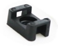 Schroefzadel klein zwart - gat Ø 3.75 mm - 100 st.