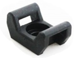 Schroefzadel groot zwart - gat Ø 5 mm - 100 st.