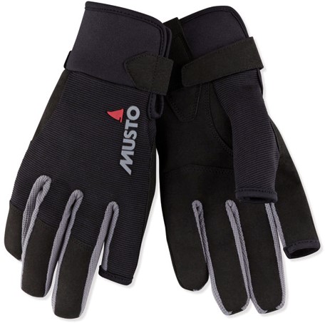 Musto  80101 Essential LF Gloves Lange Vinger Zeilhandschoenen Black Xs