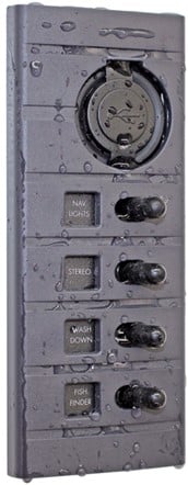 Connex Schakelpaneel, 4 + usb