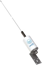 Pacific VHF 1,1m RVS antenne & maststeun