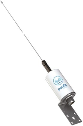 Pacific VHF 1,1m RVS antenne & maststeu