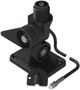 Pacific VHF/AIS kantelvoet met ingebouwde connector - dekmontage - kunststof