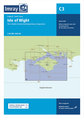 Imray kaart - C3 Isle of Wight