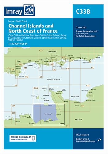 Imray kaart - C33b Channel Islands (South)