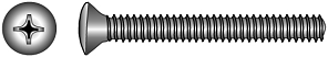 Metaalschroef, LK M6x70, Philipskruis