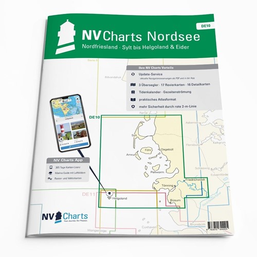NV. Atlas DE10 Noord Friesland, Sylt tot Helgoland & Eider