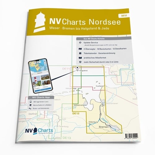 NV. Atlas DE12 Weser - Bremen tot Helgoland & Jade