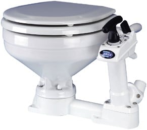 Jabsco 29090-5000 Handtoilet kleine pot (compact) Twist'n Lock
