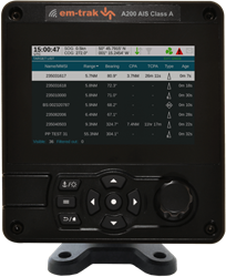 Em Trak Class A A200 Ais transponder met interne GPS - NMEA2000 - NMEA0183