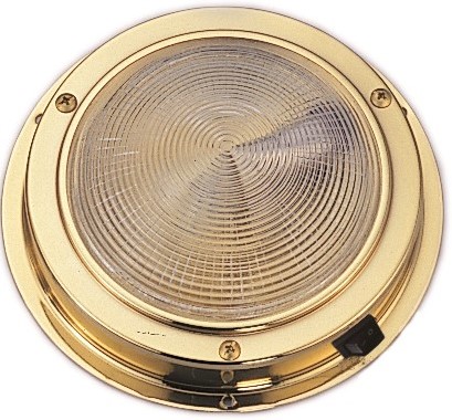 AAA Plafonnier messing 5 inch. LED