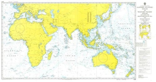 Admiralty Charts - BA kaarten