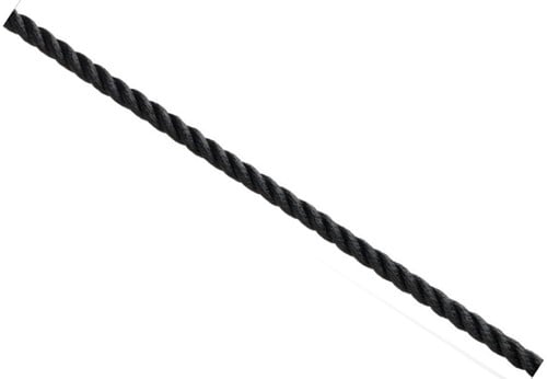 Marlow 3-strengs Landvast - polyester - 16 mm - zwart