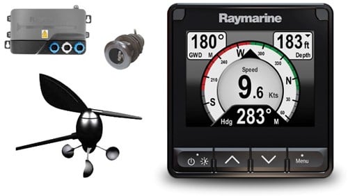 Raymarine i70S Wind, Snelheid, Diepte DST800 pakket (met 1 display)