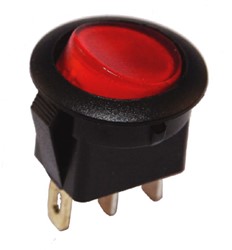 Schakelaar On/Off - 12 V - 16 A - Rood