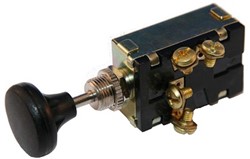 Trekschakelaar - Tweestanden - 10A - 12V - Ø 10,2 - Off/On/On