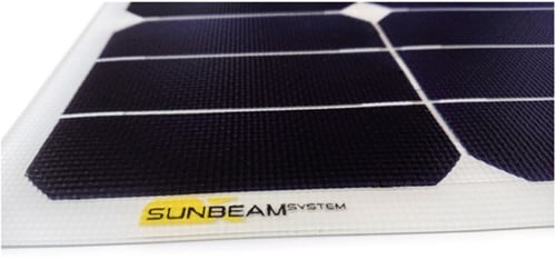 Sunbeam Tough flexibel zonnepaneel 21W Flush