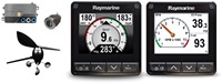 Raymarine i70S Wind, Snelheid, Diepte pakket (set met 2 displays)