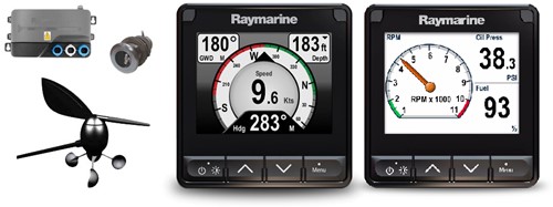 Raymarine i70S Wind, Snelheid, Diepte pakket (set met 2 displays)