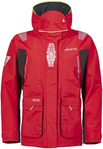 Musto 82085 Dames Br2 Offshore Jacket  Rood 12