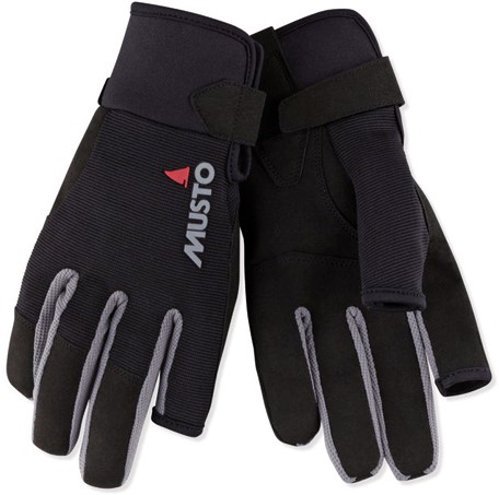 Musto 80101 Essential LF Glove Lange Vinger Zeilhandschoenen Black XXL