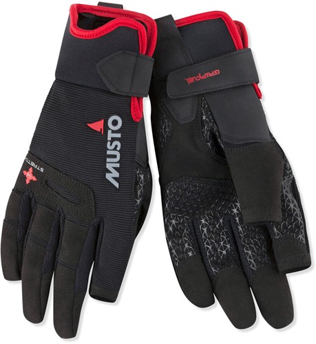 Musto 80103 Performance LF Glove Lange Vinger Zeilhandschoenen Black L