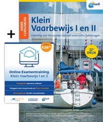 ANWB Cursuboek Klein Vaarbewijs 1 en 2 + Online Examentraining