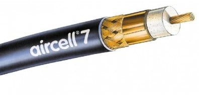 Coaxkabel Aircell 7 - 50 Ohm - 7,3 mm
