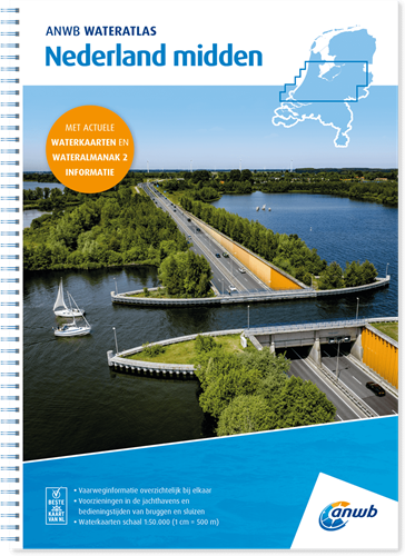 ANWB Wateratlas Nederland Midden 2025
