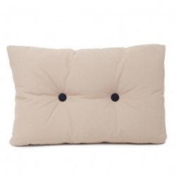 ARC Marine kussen beige met zwarte knopen