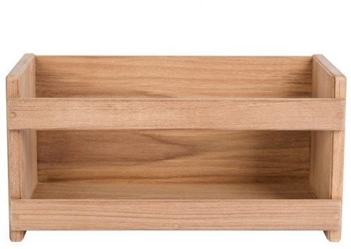 Teak Boekenrek - 50 x 20 x 24 cm
