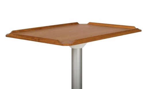 Teak houten tafelblad 35x65cm