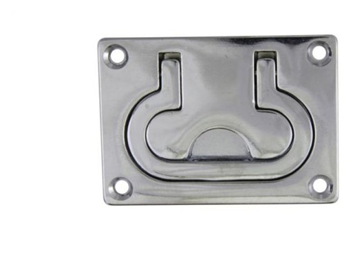 Chroom Luikring - 75 x 55 mm