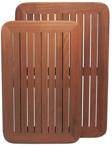 Teak houten tafelblad 55x80cm
