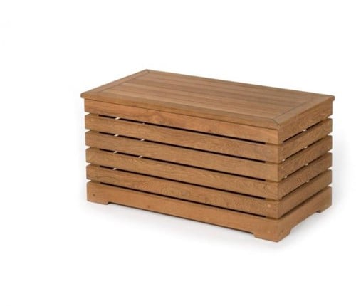 Teak houten kist medium - 72 x 37 x 36,5 cm