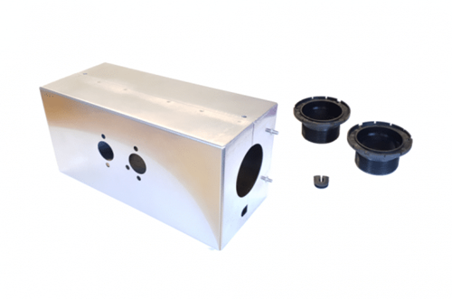 Autoterm (Planar) RVS montagebox voor 2D kachel