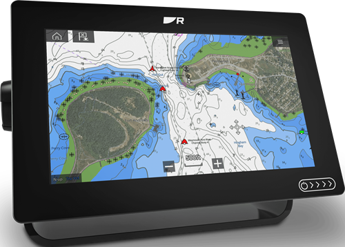 Raymarine AXIOM+9 RV , 9 Multifunctioneel display met geïntegreerde RealVision 3D, 600W sonarmodule, RV-100 spiegeltransducer