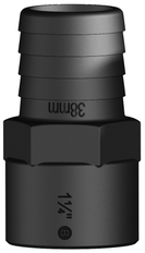 TruDesign tule met binnendraad 1 1/4 x 38 mm