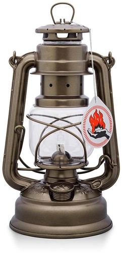 Feuerhand Stormlantaarn 276 Olielamp - Brons