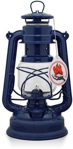 Feuerhand Stormlantaarn 276 Olielamp - Kobalt Blauw