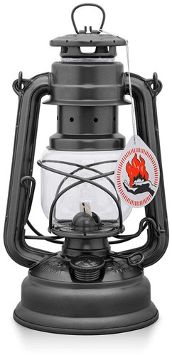 Feuerhand Stormlantaarn 276 Olielamp - Metalic Grijs