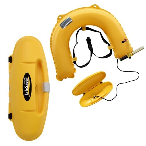 Baltic LifeSaver opblaasbare reddingsboei - Geel