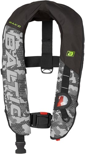 Baltic Mako Reddingsvest - 165N - Grijs -  40-150 kg - zonder harnas