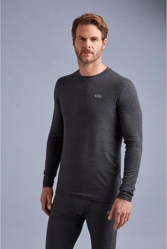 Gill 1284 Heren Base Layer Top Navy Melange