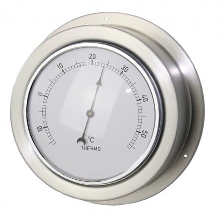 Maritim Scheepsthermometer - RVS - Ø 140 mm